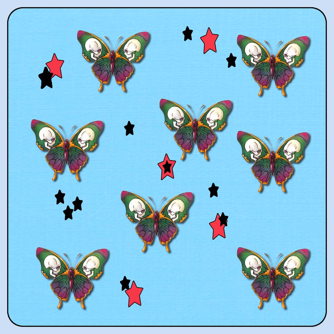 B2 Butterflies Coaster